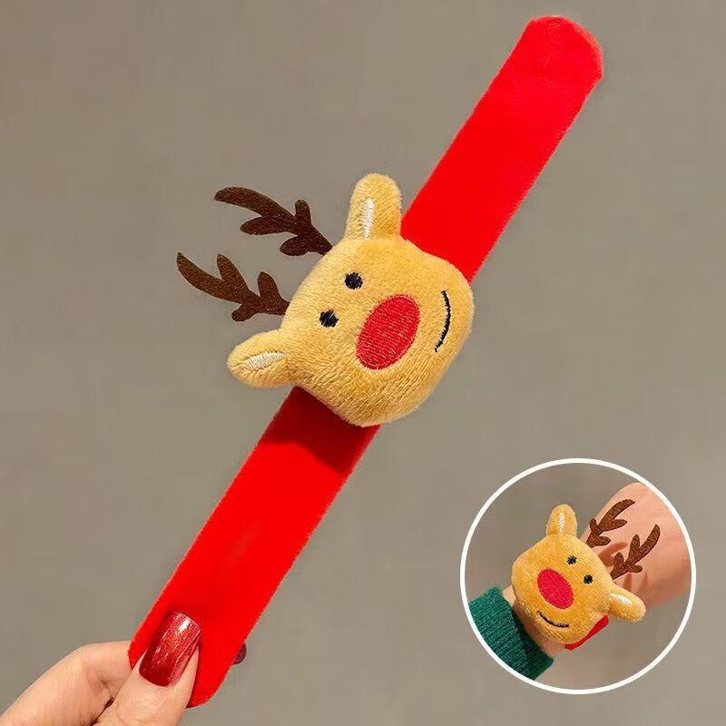 

Christmas Plush Slap Bracelet