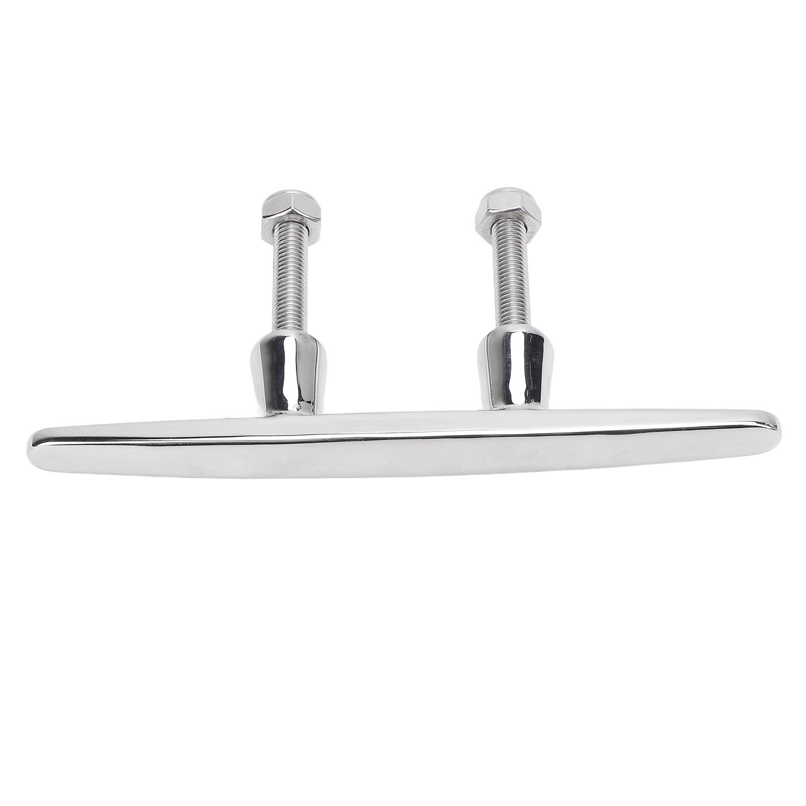 

8-дюймовые утки для швартовки лодки из полированной нержавеющей стали 316, швартовочные утки для яхты, грузового судна