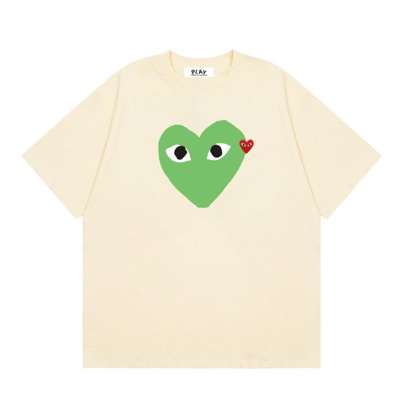 BeatStreet Nuova T-shirt 100% Cotone T-shirt da Uomo a Forma di Cuore Donna Nuova Marca Originale T-shirt Top da Uomo Manica Corta Estiva Moda Ami Amoring