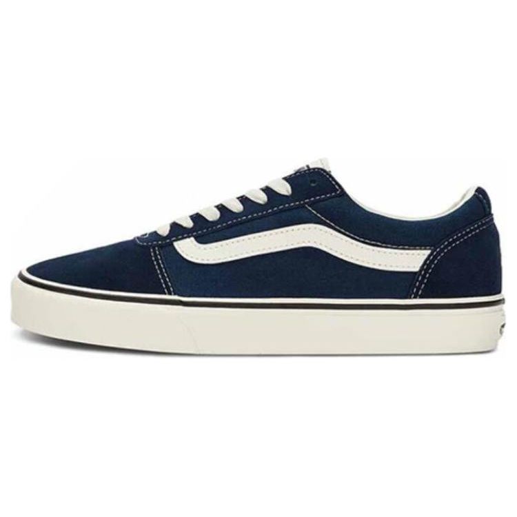 Vans Ward Comfortable Casual Versatile Durable Low-Top Skate Shoes Unisex Sneakers Dark-Blue VN0A5HTSDTQ