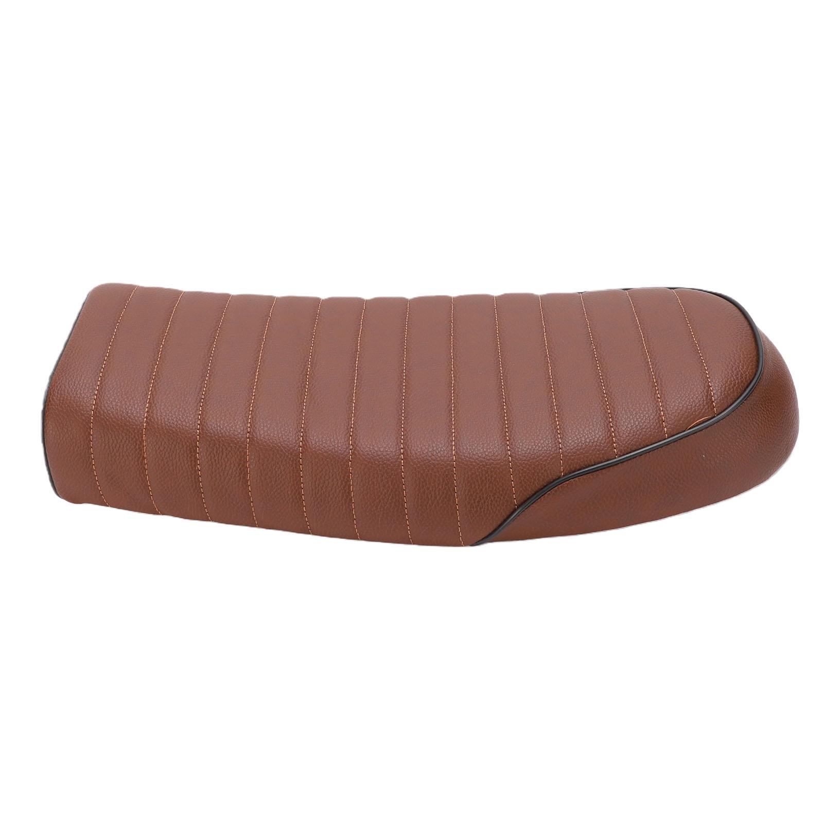 Motorcycle Retro Hump Seat Cushion Comfortable Strong Support Motorcycle Cafe Racer Seat Replacement Universal