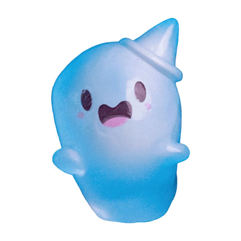 Halloween Mini Geisterfiguren mit Box Miniatur Leuchtende Geisterfigur Leuchtendes Winziges Geisterspielzeug für Heimparty-Dekoration