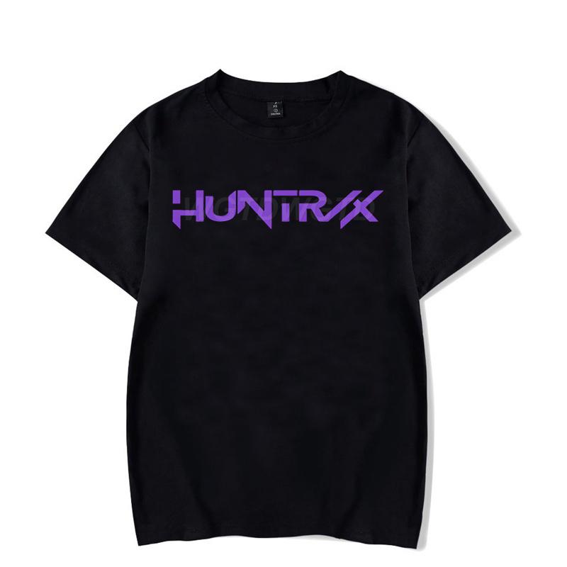 Moda KPop Demon Hunters futbolkalari erkaklar ayollar kulgili logotip vintage ko'cha uslubi qisqa yengli koreys ulzzang anime klassik toplari