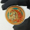 2026 Chinese Zodiac Horse Colorful Commemorative Coin - Lucky Challenge Coin Collectible Souvenir with Protective Case for Gift