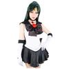 Fujitatsu Sailor Moon Cosplay Costume Made with Stretchy Plus Size Sizes Sailor Pluto and Meioh Set, Leotard-Like Fabric, One-Piece Set, Men's, S-M,