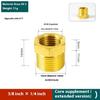 Corrosion Resistant Brass Air System Reducers Direct Diameter Conversion Hexagonal Socket Threaded Pipe Fitting