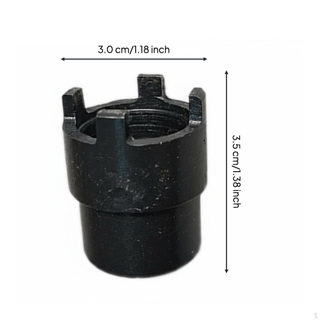 Motorcycle Transmission Coupler Removal Tool, 12.5mm Bent Rod, 4Jaw Socket Wrench, Repair,