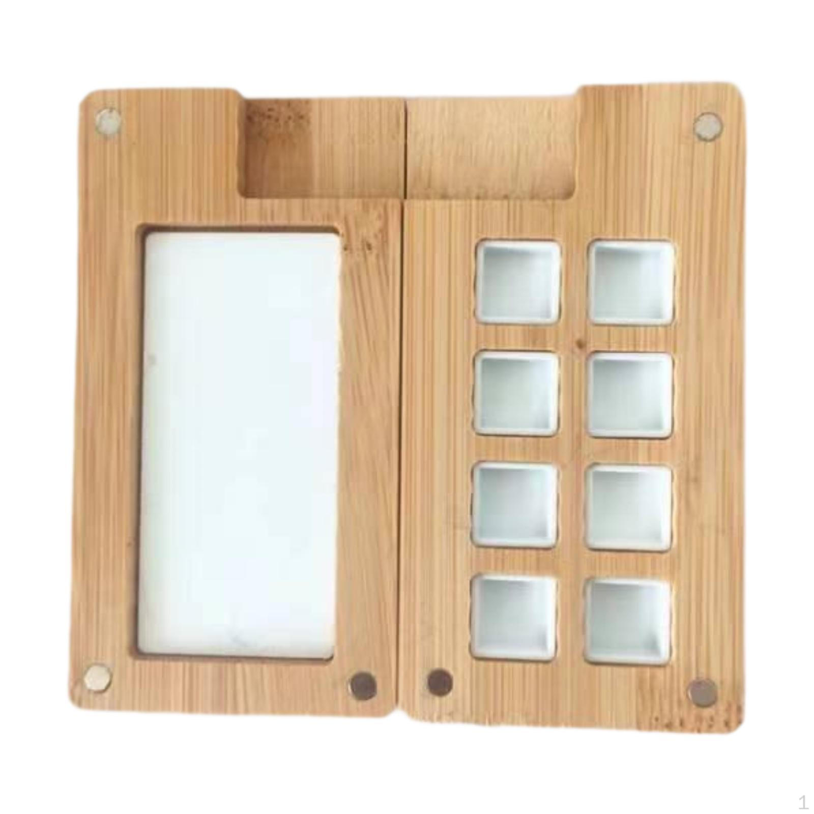 

Компактная палитра для акварели с 8 отделениями для путешествий и зарисовок