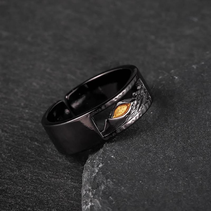 Hohle Spitze Ring Für Männer Schmuck Offene Größe Trendy 925 Sterling Silber Ring Männliche Persönlichkeit Coole Zeigefinger Zubehör
