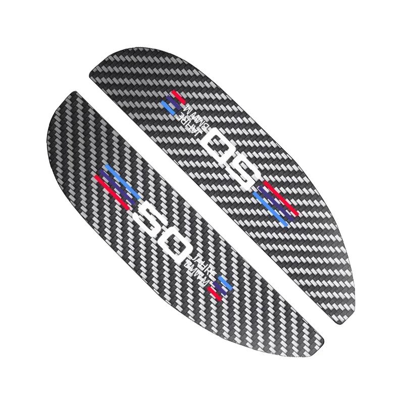 

2pcs Car Carbon Fiber Rain Eyebrow Rearview Mirror Visor Shade Rain Cover Rear View For BMW F25 F26 F15 F16 E90 E91 E92 E60 E84