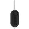 Spare Key For Remote Control for Fiat Grande Punto Evo Panda Bravo Stilo 500 L And Lancia Y Delta Musa Shell With 3-Key Blade