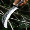 Hand Forged Blade Fruit Knife Banana Durian Knife Wood Handle Boning Butcher Knife High Stainless Steel Kitchen Knives Chef Tool