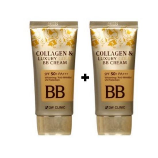 3W Clinic Collagen & Luxury Gold BB Cream SPF 50+ PA+++  50ml