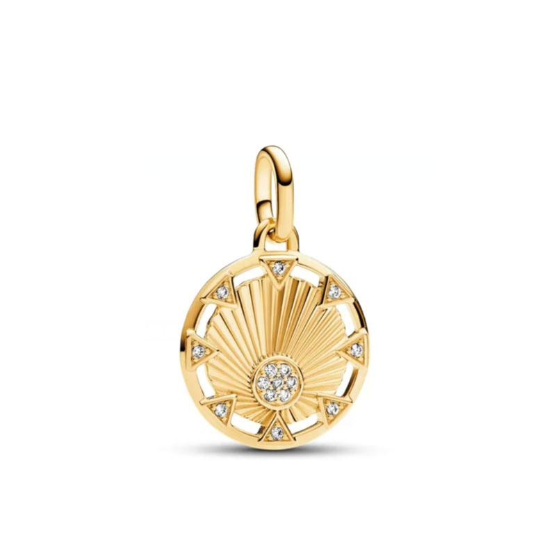 

New European Me Series Copper Gold Elephant, Tooth Pendant Suitable For Small Hole Me Bracelet Diy Accessories Charm Jewelry