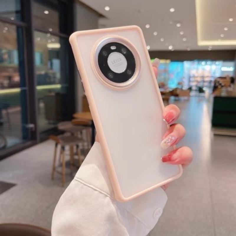 Cilt Hissi Peelingli Huawei Mate60Pro Cep Telefonu Kılıfı 50 Altın Kalkan Şeffaf Mate40Pro Düşme Korumalı Kılıf