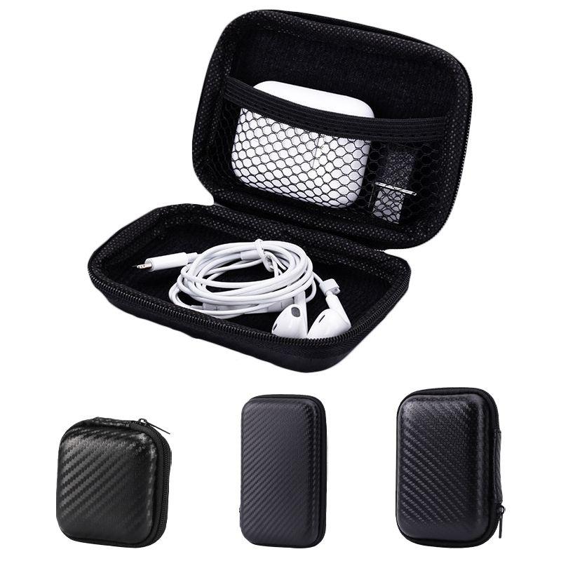 Tragbare Aufbewahrungstasche für Kopfhörer, Mini-Größe, stoßfestes EVA-Material schützt Kopfhörer und Gadgets