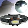 Waterproof LED Headlamp ABS Head Lamp Durable COB Headlight  Night Fishing