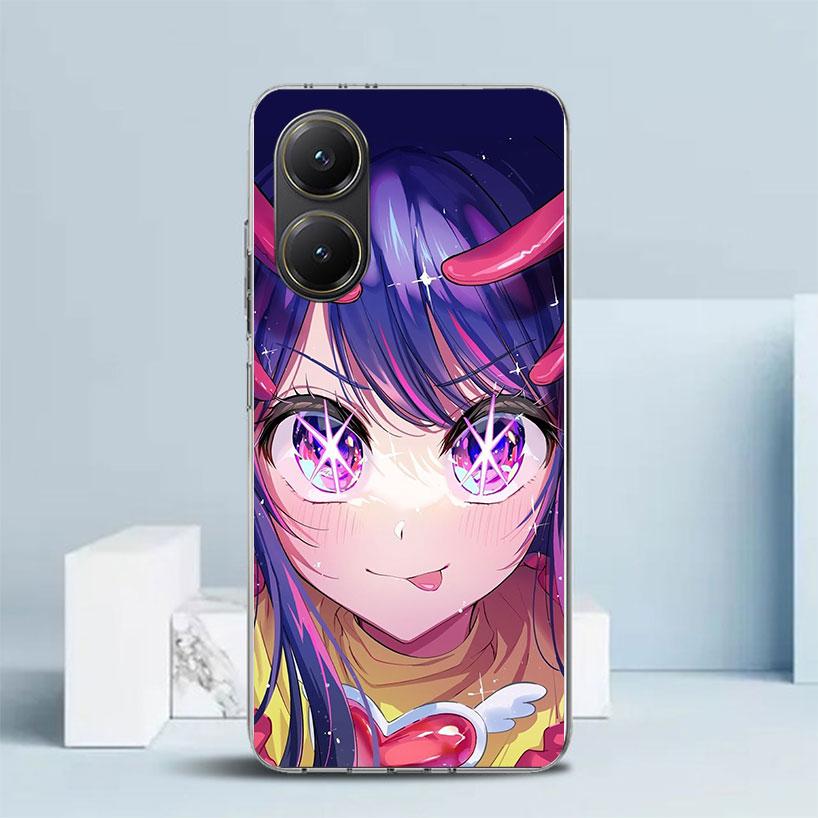 Oshi No Ko Soft Cover for Xiaomi Poco F7 Ultra X7 X6 X5 Pro M7 Phone Case Redmi 15 15C 13 13C 12 12C 10 10C Print Shell Poco X7