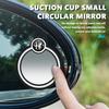 2pcs Car Round Frame Convex Wide-angle Rearview Auxiliary For Alfa Romeo 159 Giulietta Giulia 147 Mito 156 159 166 GT Stelvio