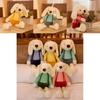 Plush Bunny Stuffed Animal With Soft Fabric For Kids Gift And Play