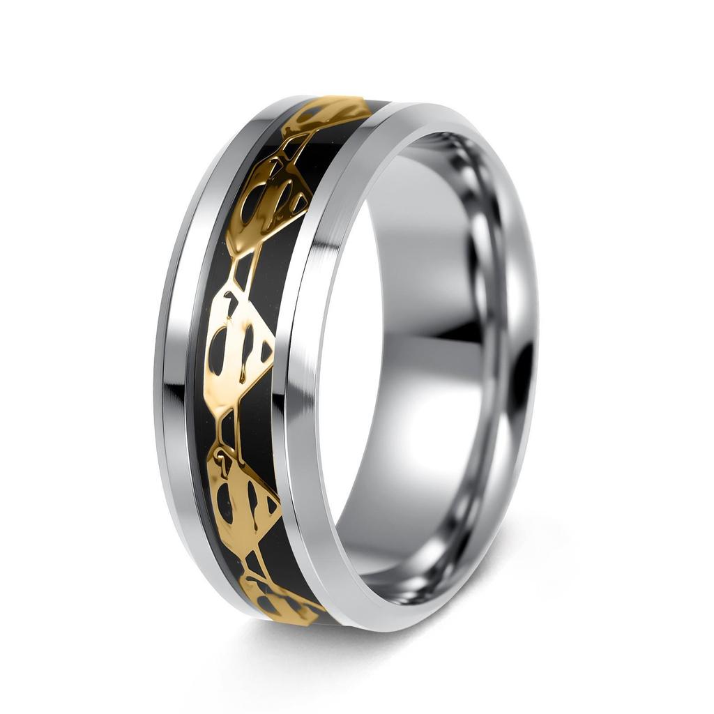 Superman & Batman Logo Rings - Popular European & American Movie-Themed Accessories