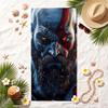 God of War Soft Beach Towel Stylish Beach Pool Towel for Summer Seaside Vacation Travel
