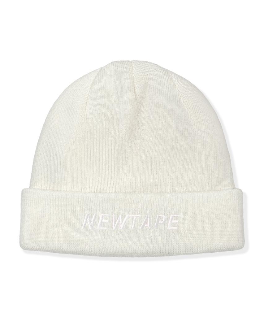 Nyuteib Max Cuff Beanie Big Head Fit - Ivory