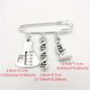 Fashion Creative Brooch Chemical Molecule DNA Microscope Pendant Brooch Students Teacher Party Jewelry Souvenir Gifts