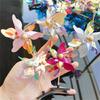 Y2k 90s Aesthetic Colorful Windmill Hairpin for Children Charm Sweet Hair Clip