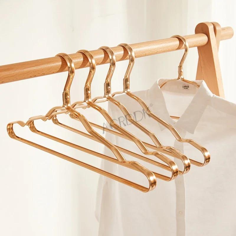 10pcs Anti-slip Aluminium Alloy Clothes Hangers Coat Hangers Drying Rack Clothing Storage Rack Wardrobe Space Saver Dropshipping