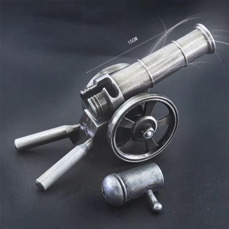 

Запускаемая металлическая пушка Модель Ретро Домашнее украшение Офисный декор для рабочего стола Аксессуары Модель Орнамент Искусство Мебель Статьи Подарки