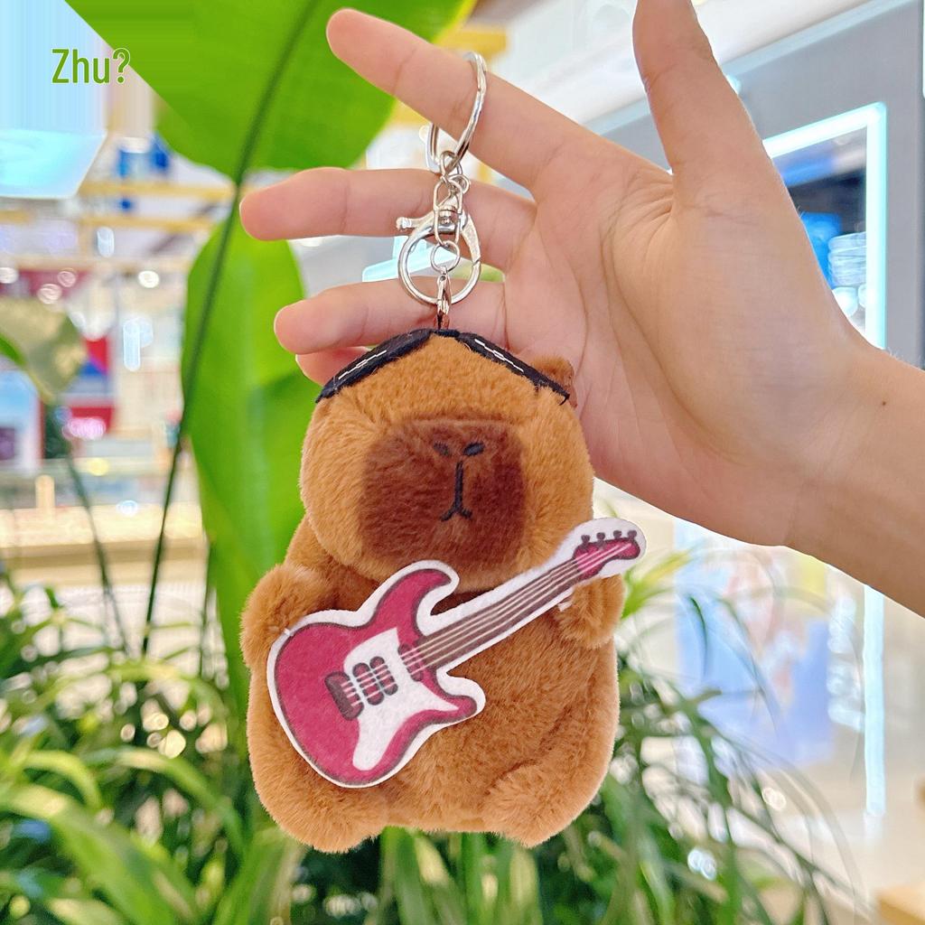 Cute Capybara Plush Toy Pendant & Keychain Charm
