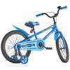 VEVOR Kids Bike, 45.72 Cm BMX Style Children Bicycle, Rider Height 110 Cm - 140 Cm, Training Wheels Included, Sturdy and Easy To Assemble