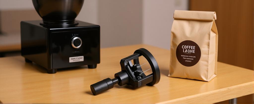 Coffee Distribution Tool with Magnetic Base   Depth Needle Coffee Stirrer Tool Detachable