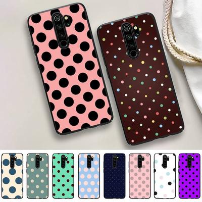 Color Polka Dot Phone Case for Samsung A51 A30s A52 A71 A12 for Huawei Honor 10i for OPPO Vivo Y11 Cover