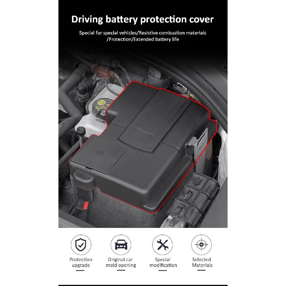 For Chevrolet Cruze 2009 2010 2011 2012 2013 2014 2015 Car Battery Covers New Battery Protective Box Engine Upgrade Accessories