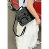 Schoolbag College style polka dot canvas backpack bag women's autumn 1011 new trendy Korean backpack versatile casual travel bag