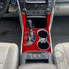 For Toyota Camry 2015 2016 2017 Gear Shift Gearbox Panel Set Cover Real Carbon Fiber Sticker Car Interior Moulding Accessories