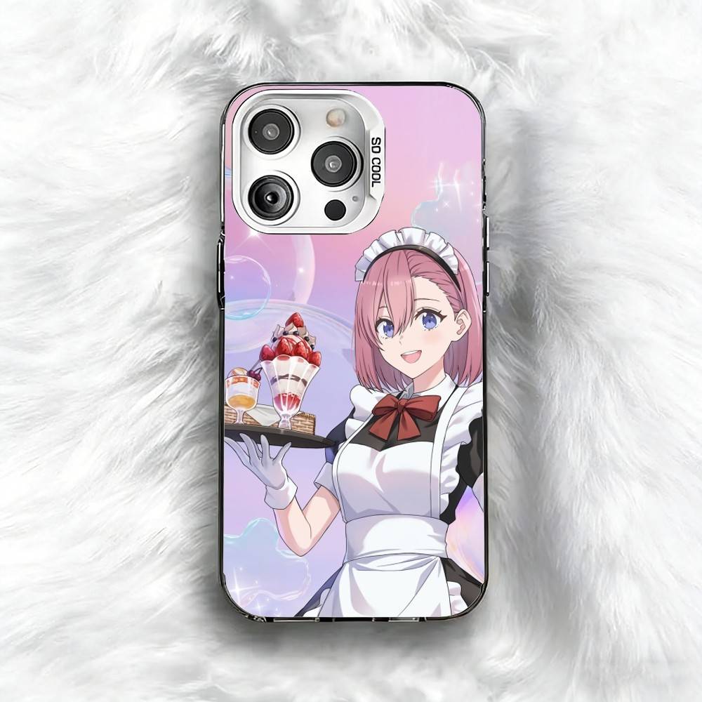 2.5 Dimensional seduction Amano Ririsa Phone Case For iPhone 16 17 15 14 12 13 Pro Max Black Color Shockproof Cover