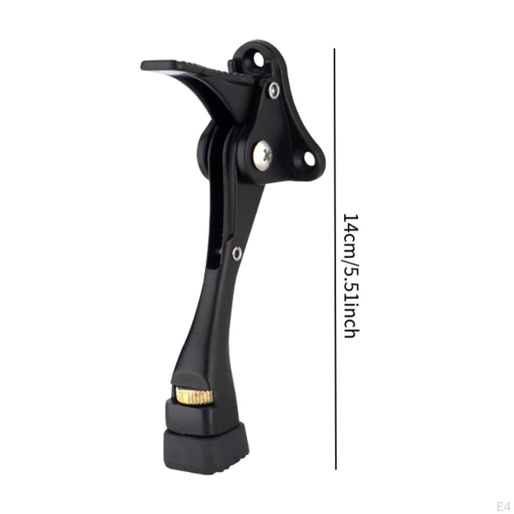 Adjustable Indoor Door Stop 5.5inch Long 10mm Rubber Tip Kickstand Foot Operated