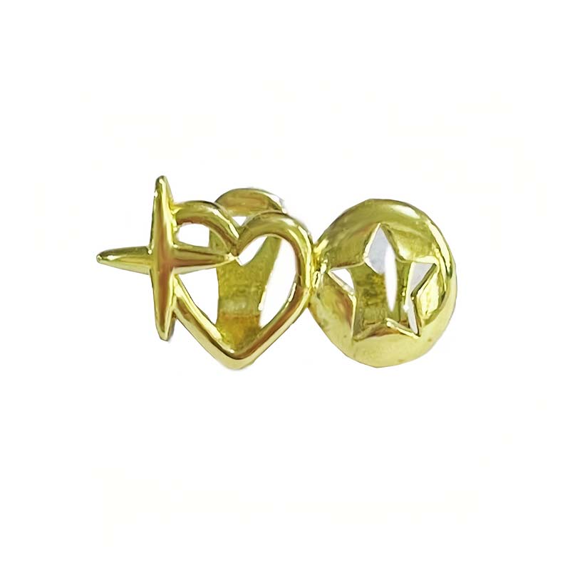 Punk Hip Hop Hollow Heart Teeth Caps for Women Men Vintage Silver Double Love Star Tooth Grills Couple Jewelry Accessories