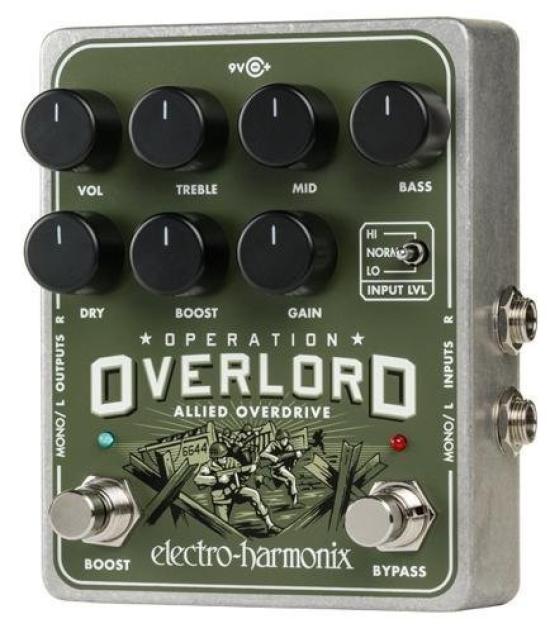 

Operation Overlord Stereo Effects Pedal Electro-Harmonix Overdrive/Distortion [Used]