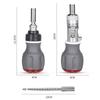 Chromium Vanadium Steel Ratchet Screwdriver Set Adjustable Angle Repair Screwdrive Kit Precision Screwdriver Set Repair Tool Kit