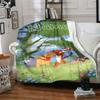 Custom Name Tigger Movie Adventure flannel Blanket for Super Soft Cute Comfort Blanket for Travel Bedding Couch Sofa Blanket