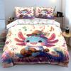 Musical Axolotl Set For Decoration Exquisite Three-Piece Bedding Set Gift For Kids And Adults