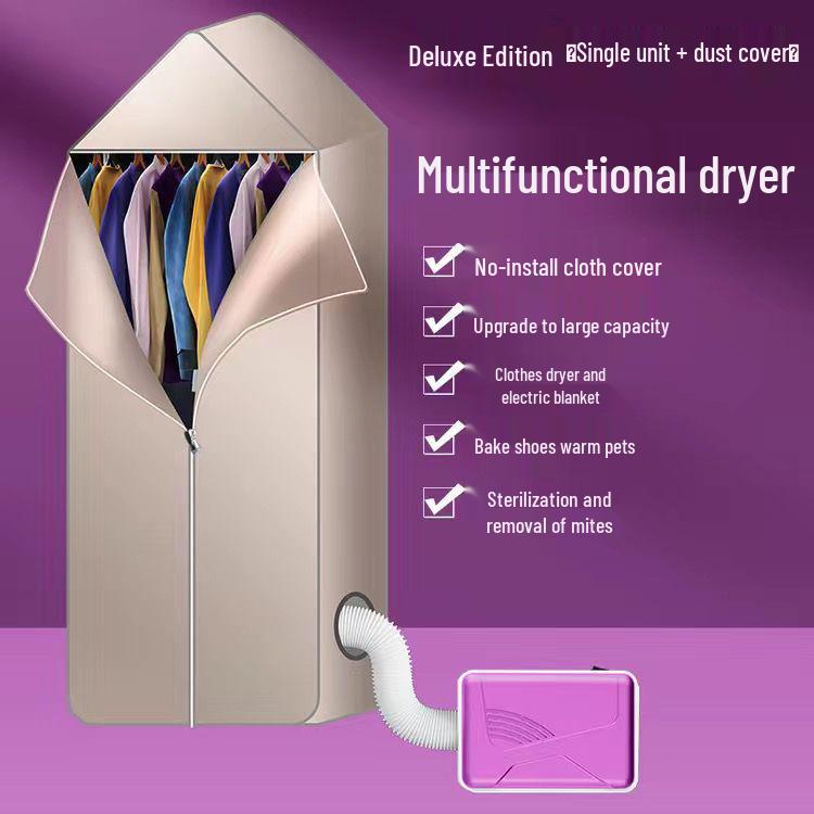 Multifunctional Warm Air Dryer for Shoes, Clothes, and Mite Removal