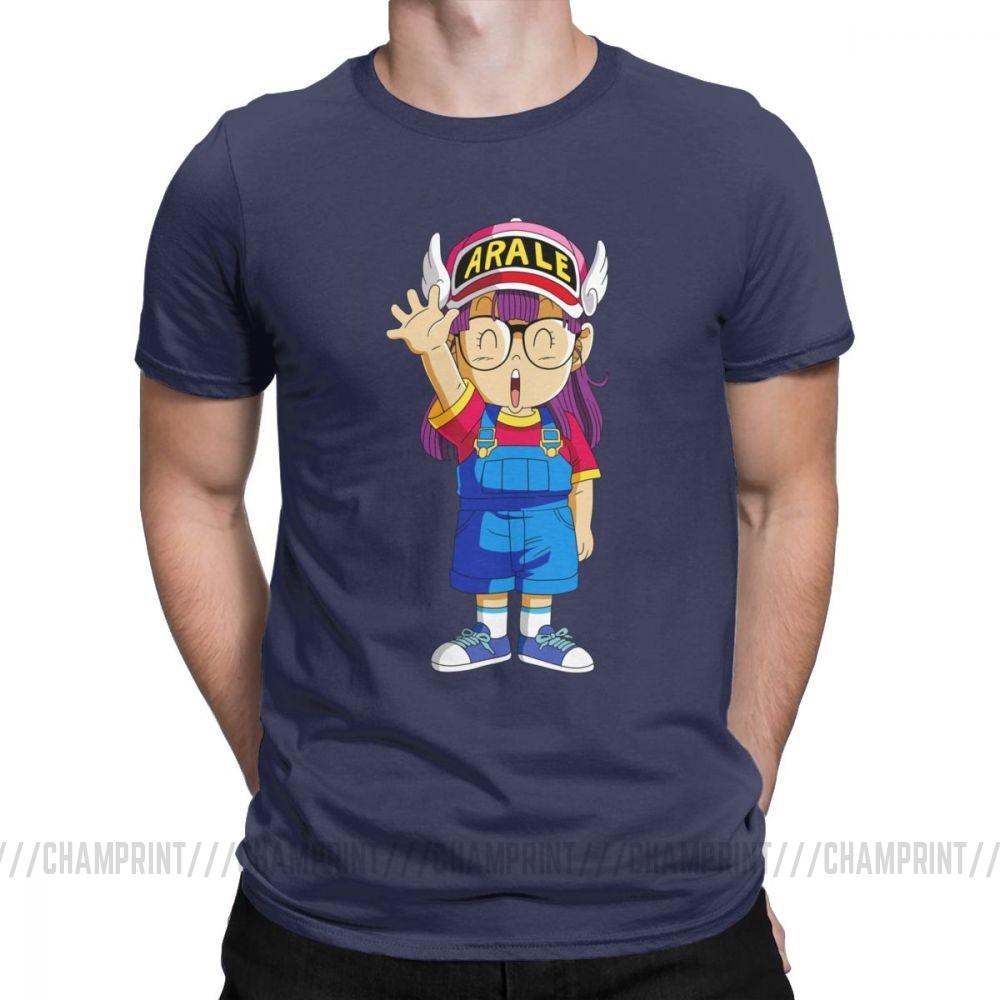 Dr Slump Men T Shirt Arale Funny 100 Cotton Short Sleeve Tees O Neck T Shirt
