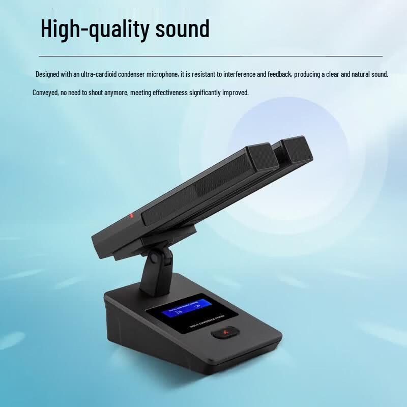HDCON HT-M663F Wired Conference Delegate Unit with LCD (CN version)