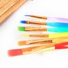 6ks malířský štětec Pohodlné uchopení Průhledná tyč Studenti Přenosný akvarelový štětec na kreslení Sada školních potřeb
