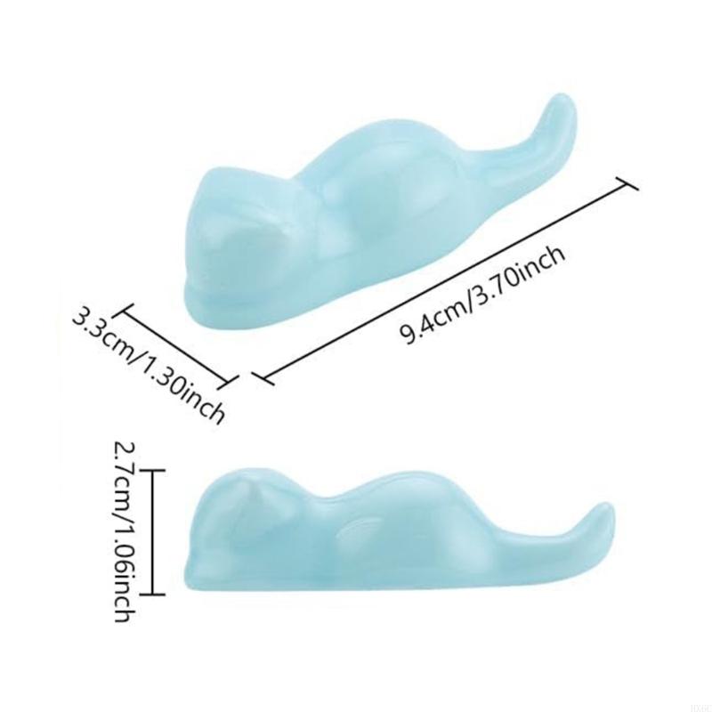 Pack Of 6 Ceramic Paint Brush Holders Cats Themed Desk Organizers For Artists Writers Makeup Tool Easy Cleaning HX6C